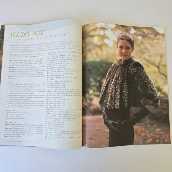 Interweave Knits Spring 2003 Magazine Featuring Vintage Chic Patterns & Spring K - Picture 13 of 16